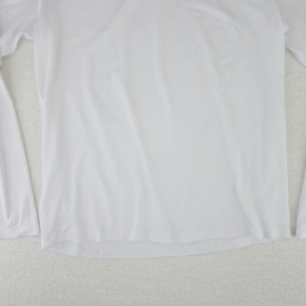 90 Degree by Reflex Super Soft Everyday‎ Long Sleeve Top Shirt Mens Large White